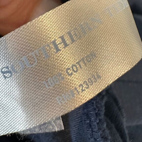 Southern Tide Mikala Sun Farer In Navy Ruffle Sleeve Dress Size S - Picture 11 of 13